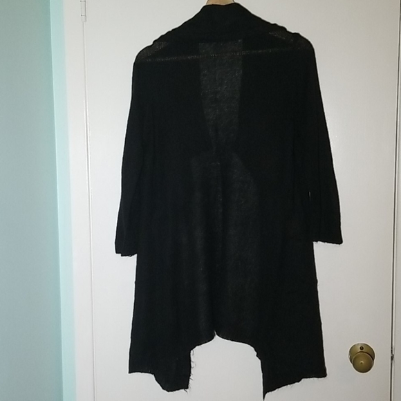 Open front cardigan with cabling detail - Picture 5 of 6